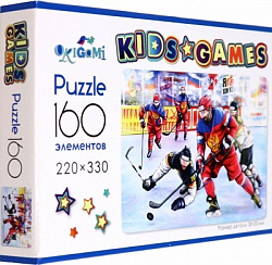 Kids Games. Пазл 160 эл. Спорт. Хоккей. 08848