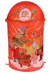 Корзина для игрушек СОЮЗМУЛЬТФИЛЬМ любимые герои 43*60см ИГРАЕМ ВМЕСТЕ в кор.24шт