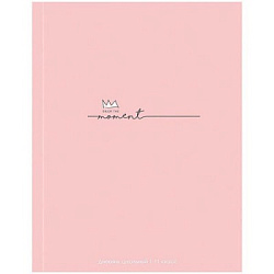 Дневник 1-11 класс 7БЦ " Проф-Пресс " Наслаждаться моментом, глянцевый ламинированный картон, серебр