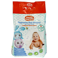 342692 Порошок для стирки детского белья МАЛЫШАРИКИ 6 кг Заботливая мама в кор.1шт