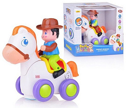 7605A                PLAY SMART Лошадка "Храбрый наездник" Размер: 27х22см