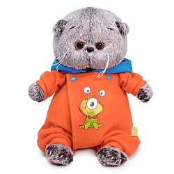 BB-075 Игрушка Кот Басик baby в комбинезоне с монстриком
