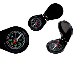 Компас " Schreiber " в пластмассовом корпусе с крышкой, цвет - черный