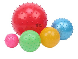 мяч пластизоль ежик 22 см 5 цветов 