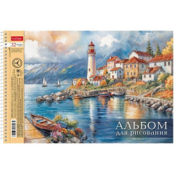 Альбом А4 32л спираль " Hatber " Выпуск №4 (ассорти), обложка - мелованный картон, отрывные листы, 5