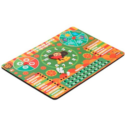 Игрушка деревянная вкладыш календарь с ручками Чебурашка 28*19,5см,термопак Буратино в кор.20шт