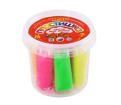 Тдл-002 Тесто для лепки. Пластишка. Набор №2, 7цв. по 24 гр.