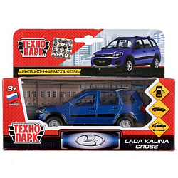 283476  Машина металл LADA kalina cross 12 см, дв, багаж, инерц., кор. Технопарк в кор.2*24шт