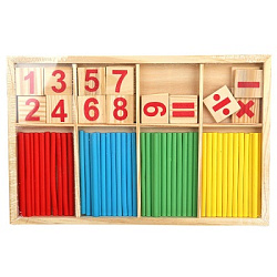 Игрушка деревянная счетный набор СОЮЗМУЛЬТФИЛЬМ коробка Буратино в кор.120шт