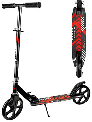 Самокат 2-колёсный City Wheels, складной, колёса PU 200мм, красный (Арт. СМК-2830)