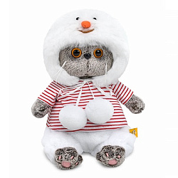 BB-162 Игрушка Кот Басик baby в костюмчике "Снеговик"