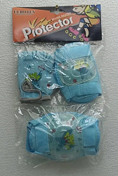 ЗАЩИТА ДЛЯ РОЛЛЕРОВ И СКЕЙТБОРДИСТОВ НАКОЛЕННИКИ НАЛОКОТНИКИ И ПЕРЧАТКИ 2ЦВ РАЗМЕР М В ПАКЕТЕ ВН:TE-