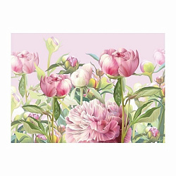 Алмазные узоры. Сад пионов. 30*40см арт.07302