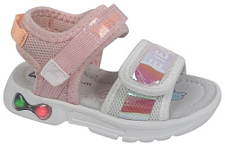 9905-A Сандалии 21-26 р.р Розовый /Бел. Разм.23