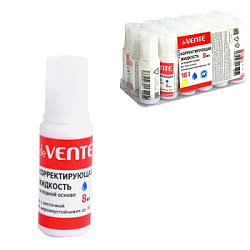 Корректирующая жидкость " deVente " 8мл с кисточкой, морозоустойчивая, в пластиковом поддоне