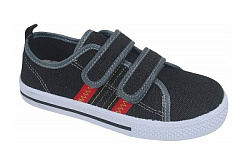 B-9636-A Кеды 31-36 р.р Чёрный(8 пар) (Размер 32)