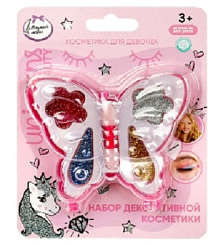 Косметика ДЛЯ ДЕВОЧЕК набор косметики: тени для век с блестками, аппликатор МИЛАЯ ЛЕДИ в кор.720шт