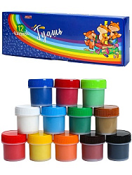 TM"Profit" Краски гуашевые (КГ-2772) 12 цв. 10 мл.