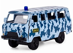 PS Машинка "ОМОН" металлическая, в коробке. Масштаб: 1:50.Размер:12х7см