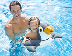 Круг с животными-Пингвин  61см в пакете