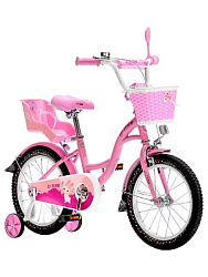 Велосипед двухколёсный ФАНТАЗИЯ. Розовый. Колёса 16 дюймов (арт. ВЛ-2816)