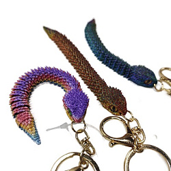 Брелок 3D ЗМЕЯ 12,5см арт.1391 (1/12/600шт)