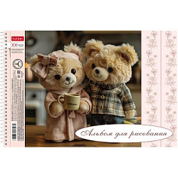 Альбом А4 32л спираль " Hatber " Выпуск №4 (ассорти), обложка - мелованный картон, отрывные листы, 5