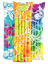 МАТРАС  С ЛИЛИЕЙ НАДУВНОЙ ДЛЯ ПЛАВАНИЯ 183Х69СМ  3ВИДА ВН:59720