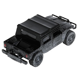 Машина металл HUMMER h1 ПИКАП в снегу, 12 см, дв., баг., инерц., кор. Технопарк в кор.2*24шт