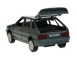 360180 Машина металл LADA -2114 "SAMARA" 12 см, двер, баг, ин, мокрый асфальт, кор. Технопарк в кор.