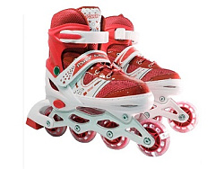 Ролики раздвижные: 8806 L(39-42),прошитый ботинок, передн.св-ся колесо,сумка-чехол