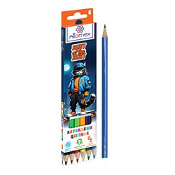 Карандаши цветные деревянные Best Of The Best 06цв " Attomex " М шестигранные, картонная упаковка, е