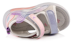 10511-E Сандалии 23-28 р.р Белый(8 пар)разм.23