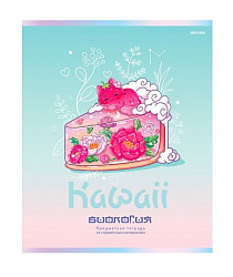TM Prof-Press Тетрадь КЛЕТКА 48л. БИОЛОГИЯ «KAWAII» (48-9399) стандарт, софт-тач, выб. лак