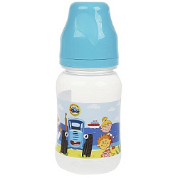 Бутылочка для корм., шир. г СИНИЙ ТРАКТОР 270 мл, сил. с., б/р. Умка в кор.12шт