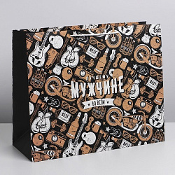 Пакет ламинированный «Лучшему мужчине», XL 49 × 40 × 19 см   4623284