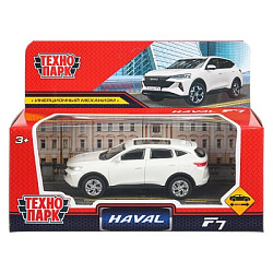 Машина металл haval f7 длина 10,5 см, инерц, белый, в кор. Технопарк в кор.2*36шт
