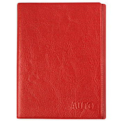 Обложка для документов и паспорта " ДПС " красная 95*132мм кожзам