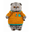 Ks30-297 Игрушка Кот Басик в анораке