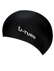 Шапочка для плавания Silicone черная (арт. ШПЛ-6071)