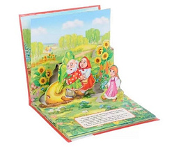 Репка. (Картонная книжка-панорамка для малышей). Формат: А5 200х175мм. 10 карт. стр. Умка в кор.28шт