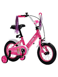 Велосипед двухколёсный ИСКРА. Розовый. Колёса 12 дюймов (арт. ВЛ-2670)
