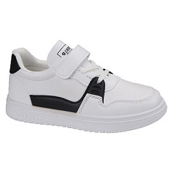 T-11003-D Полуботинки 31-36 р.р Белый/Чёрный(12 пар) (Размер 32)