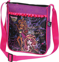 85303 Сумка-планшет "Мonster High", 20*24,5*4 см.,ткань сатин 300 ден
