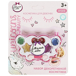 Косметика ДЛЯ ДЕВОЧЕК тени для век с блестками МИЛАЯ ЛЕДИ в кор.2*144шт