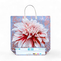 Пакет "Георгин", полиэтиленовый с пластиковой ручкой, 35х35 см, 100 мкм 10554858