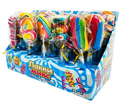 Леденец на палочке Лакки микс (СКИФ) (МБ-0980) 12гр*12 банок*30 шт