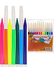 TM "Legend" Фломастеры невентилируемые 12цв. ДИНОЗАВРИКИ (ФВ-1403) в блистере, кратно 12