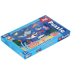 Акуленок. Пазлы классические в коробке. Пазл 360 деталей. Умные игры в кор.24шт