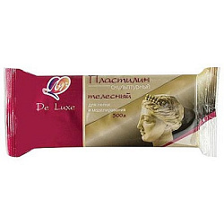 Пластилин " Луч " скульптурный Люкс 500г телесный, твердый, не прилипает к рукам, не красится, держи